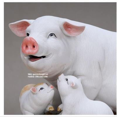 TƯỢNG SỨ THỦ CÔNG ĐÀN LỢN